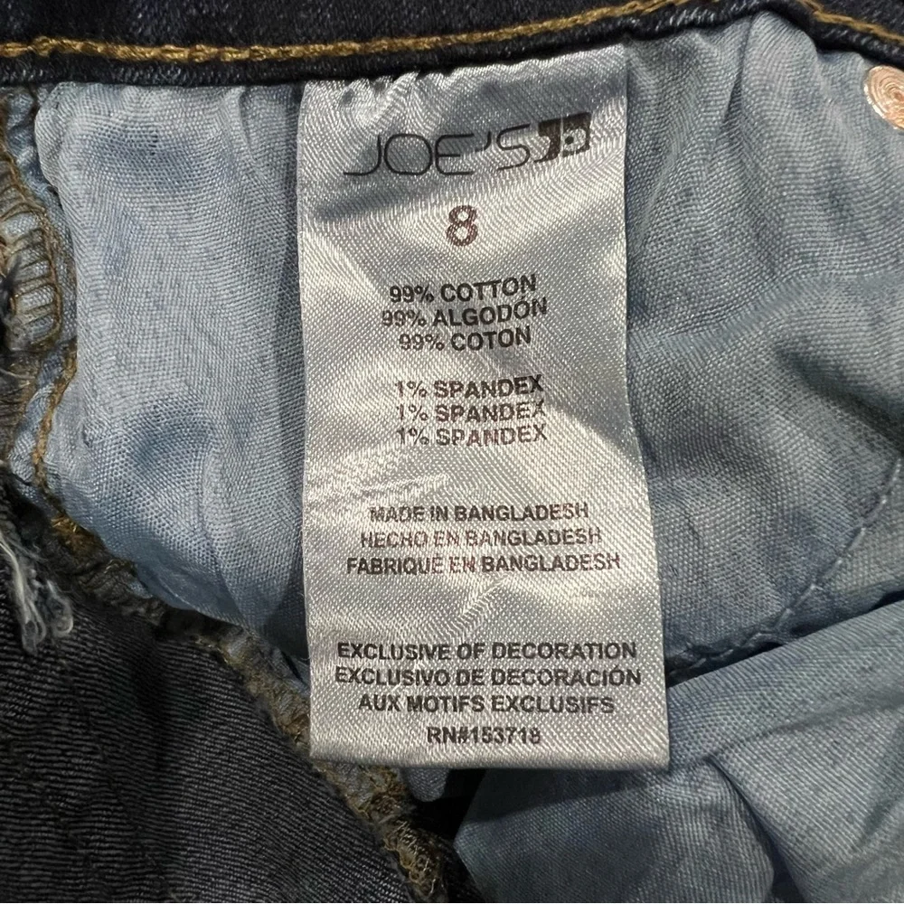 Joe’s Kids Brixton Straight Leg Jeans Stretch Denim Size 8 NWT Classic